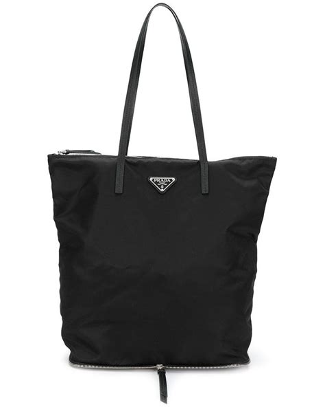 prada plaque tote bag|Prada foldable shopping tote.